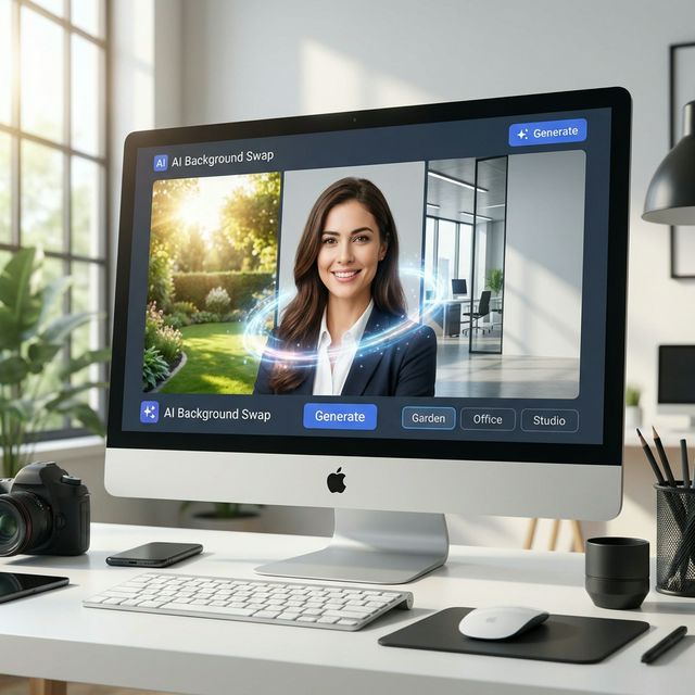 AI Background Changer Process