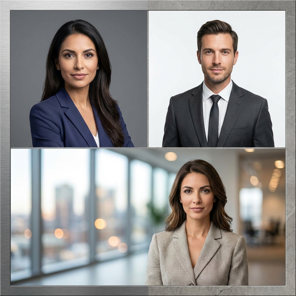 Headshot Background Comparison